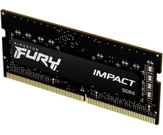 RAM Kingston Technology FURY 16GB 3200MT/s DDR4 CL20 SO-DIMM Impact, 16 GB, 1 x 16 GB, DDR4, 260 kontaktų SO-DIMM