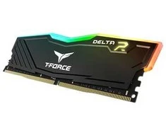 RAM Team Group DELTA RGB, 32 GB, 2 x 16 GB, DDR4, 3600 MHz, 288 kontaktų DIMM