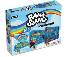 Dėlionė Magni Ramasjang puslespil 3-i-1 Havbunden - (24,35,48 brikker)