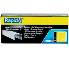 Rapid 11830700, Segtukų paketas, 6 mm, 5000 segtukų, Tvirtinimas, Žymėjimas, Cinkuotas plienas, Sidabrinė