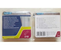 Rapid Klijai Universalūs skaidrūs 12 mm 125 g