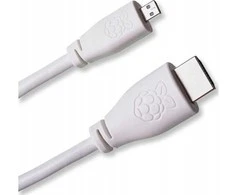 Raspberry Kabelis microHDMI->HDMI S/S 1,0m juodas 1m bulk