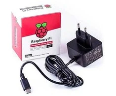 Raspberry Pi RPI PS 15W BK EU, PC, Vidinis, 96–264 V, 15,3 W, 5,1 V, 3 A
