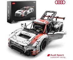 Rastar Techniniai konstruktoriaus blokai 1:8 Audi R8 LMS GT3 balti
