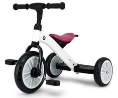 Rastar BMW triratis vaikams 10 colių? Baltas/rožinis