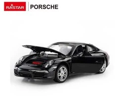 Metalinis automobilis 1:24 Porsche 911 Juoda RASTAR