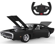 Rastar Dodge Charger R/T nuotolinio valdymo automobilis 1:16, 2.4G juodas