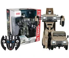 Rastar „Land Rover Defender“ transformuojamas robotas automobilis 2.4G 1:14