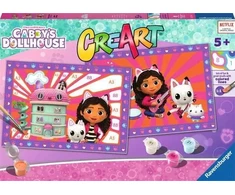 Dėlionė Ravensburger RAV CreArt vaikams Junior:Koci domek Gabi 23715