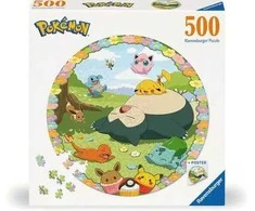 Ravensburger dėlionė 500 vnt. - Pokémonai