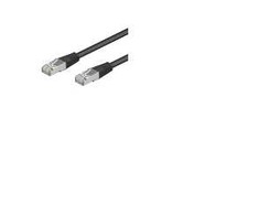 Goobay RB-LAN CAT 5e jungiamasis laidas, F/UTP, juodas – laido ilgis 7,5 m