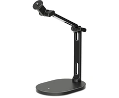 RØDE DS2, Stalinis mikrofono stovas, Apvalus pagrindas, Juodas, Metalas, Metalas, 3/8"