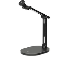 RØDE DS2, Stalinis mikrofono stovas, Apvalus pagrindas, Juodas, Metalas, Metalas, 3/8"