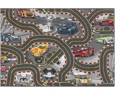 Rebel Roads Žaidimų kilimėlis automobiliui „Lenktynininkai“ 95 x 133 cm, antracito spalvos