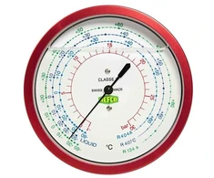 Refco Manufacturing Skysčiu užpildytas manometras R5-320-M-R407C