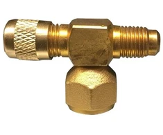 Refco Manufacturing Schrader T formos jungtis A-31852 su aplinkiniu
