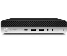 Atnaujintas T1A HP EliteDesk 800 G4 Atnaujintas Intel® Core™ i5 i5-8500T 8 GB DDR4-SDRAM 256 GB SSD Windows 11 Pro Mini PC Juoda, Smėlinė