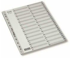 Skiriamieji lapai BANTEX STRONG-LINE, A4, PP