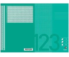 Hamelin Skaičiavimų knygelė Bantex, A5, langeliais 5 x 5 mm, žolės žalios spalvos, 25 vnt.