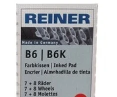 Reiner antspaudų pagalvėlė, 2 tipo, 8 skaitmenims, raudona