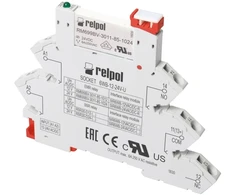 RELPOL Sąsajos relė 6,2 mm, 1 C/O, ritės įtampa 24VAC/DC, 6A, spyruoklinis gnybtas