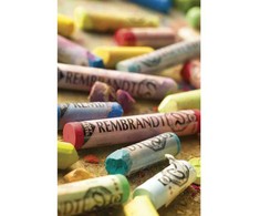 Artequipment Rembrandt Minkštas pastelinis rinkinys Cool Greens | 5 pusiau pastelės