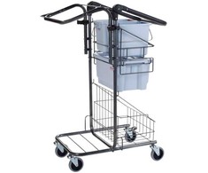 Valymo vežimėlis Vileda Ready-to-go Premium 66x53x107cm juoda