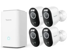 Reolink namų šakotuvas + 4x „Argus 3 Ultra 4K“ | 8MP | Baterija | IP65