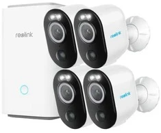 Reolink namų šakotuvas + 4x „Argus 3 Pro 2K“ | 4MP | Baterijos kamera