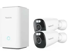 Reolink šakotuvas su 2 „Argus Eco Ultra 4K“ | 8 MP | Baterija | IP66