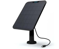 Reolink Saulės panelė 2, Saulės panelė, Lauko, Reolink, Juoda, Argus 3 2K, Argus 3 Pro, Argus 3 Ultra, Argus 3 Plus, Reolink Go, Reolink Go Plus, Reolink Go EXT,..., IP65