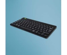 Klaviatūra R-GO Tools Ergonomiczna R-Go Compact Break klaviatūra, Bluetooth, su oprogramowaniem do robienia przerw, QWERTY (hiszpański), juoda