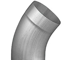 RHEINZINK Lenkimas 40 laipsnių su įvore 76 mm, prePATINA valcuotas blizgus