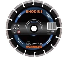Rhodius Deimantiniai pjovimo diskai LD50 230x7,0x2,4x22,23