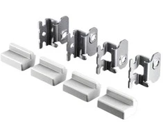 Rittal AX 2508.020, Mounting kit, Nerūdijantis plienas, Baltas, 4 pc(s)
