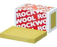 ROCKWOOL Industribatts 80 1000x600x50 mm slėgiui atspari izoliacija, skirta gyvenamųjų pastatų vibraciją slopinančiam paklotui (6 vnt. pakuotėje).