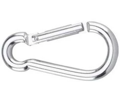 Roliba ugniagesio kabliukas 5 mm - Ugniagesio kabliukas, plienas, briedžio mediena. 50x5 mm 2 vnt.