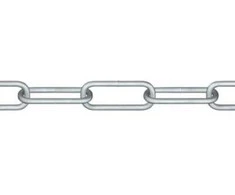 Roliba grandinės ilgoji grandis 3,0 mm - Grandinė, ilga, plieninė, 3,0 mm x 5 m.