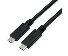 USB kabelis Roline USB-C - USB-C 7 m, juodas (11.02.9067)