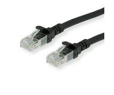 Roline ROLINE – Patch – Kabelis – RJ- 45 (M) iki RJ- 45 (M) – 2 m – SFTP, PiMF – CAT 6 – be halogenų, formos, suvytas – juodas (21.15.2652)