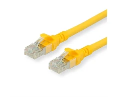 ROLINE 21152728, 15 m, Cat6a, U/UTP (UTP), RJ-45, RJ-45, Geltonas