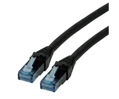 Roline ROLINE – Patch – Kabelis – RJ- 45 (M) iki RJ- 45 (M) – 15 m – UTP – CAT 6a – Be halogenų, formos, suvytas – juodas (21.15.2758)