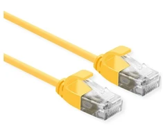 ROLINE 21.15.3925, 2 m, Cat6a, U/UTP (UTP), RJ-45, RJ-45, Geltonas
