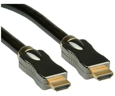 ROLINE HDMI Ultra HD kabelis su eternetu, M/M 1 m, 1 m, HDMI Type A (standartinis), HDMI Type A (standartinis), 3D, juodas
