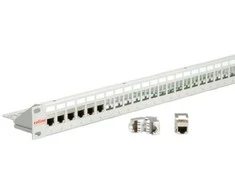 Roline ROLINE 19Zoll Keystone Patchpanel 24Port Cat6 ekranuotas šviesiai pilkas be modulio - 26/11/0359