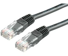 Roline Patchcord, UTP, Cat5e, 5m, juoda (21.15.0565)