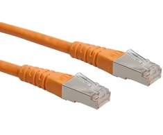 ROLINE S/FTP (PiMF) jungiamasis laidas, Cat.6, oranžinis 0,3 m, 0,3 m, Cat6, S/FTP (S-STP), RJ-45, RJ-45, oranžinis