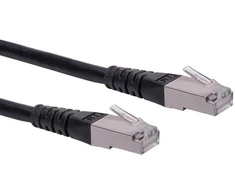 ROLINE S/FTP (PiMF) tinklo kabelis, Cat.6, juodas 10,0 m, 10 m, Cat6, S/FTP (S-STP), RJ-45, RJ-45, juodas