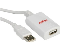 Roline USB kabelis Secomp USB-A - USB-A 5 m Baltas (12.04.1088)