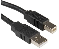 ROLINE USB 2.0 kabelis, A-B tipo, 1,8 m, 1,8 m, USB A, USB B, USB 2.0, kištukas/kištukas, juodas